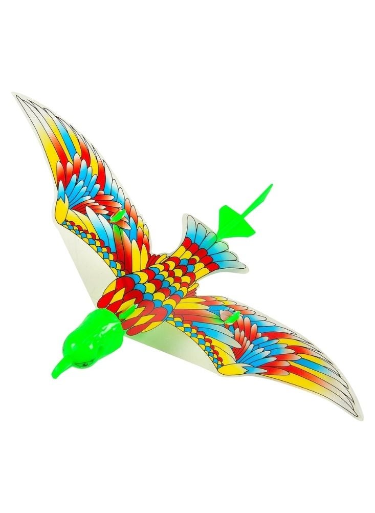 بريميم مسدس لعبة طائر طائر بأجنحة طائرة شراعية - لعبة إطلاق يدوية تعمل بالهواء مع طائرة طائر ملونة، لعبة طيران خارجية ممتعة للأطفال - Image 3